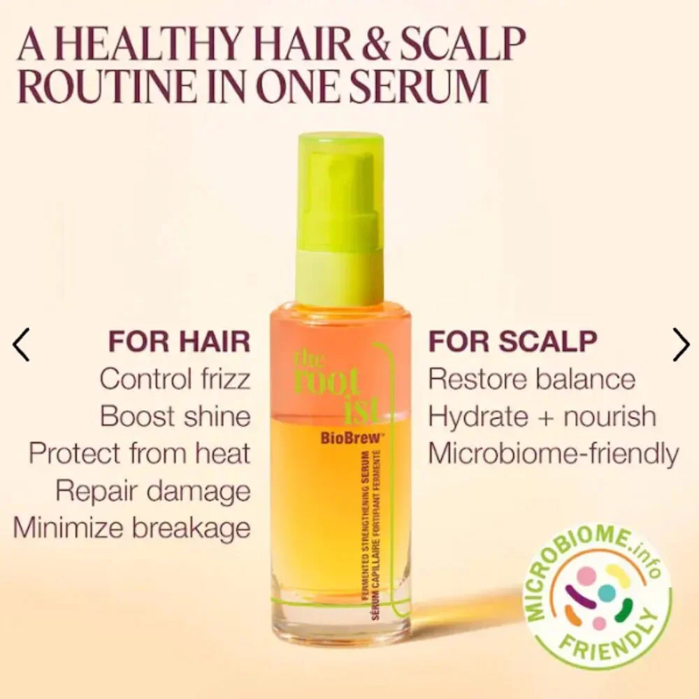 The Rootist BioBrew Fermented Leave-in Hair Serum for Damage Repair 1oz